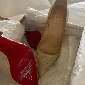 Christian Louboutin nude 120 mm So Kate shoes.  Mint condition.  Only worn once